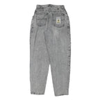 CAROLE LAURENT Womens Jeans Grey Relaxed Straight Denim Medium W27 L31 Vintage