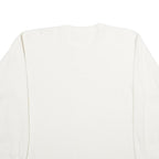 CARHARTT Mens White Crew Neck Sweatshirt 2XL Cotton Pullover Casual Workwear