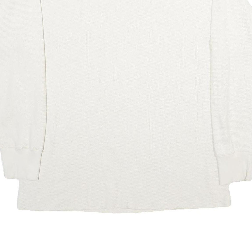 CARHARTT Mens White Crew Neck Sweatshirt 2XL Cotton Pullover Casual Workwear