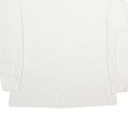 CARHARTT Mens White Crew Neck Sweatshirt 2XL Cotton Pullover Casual Workwear