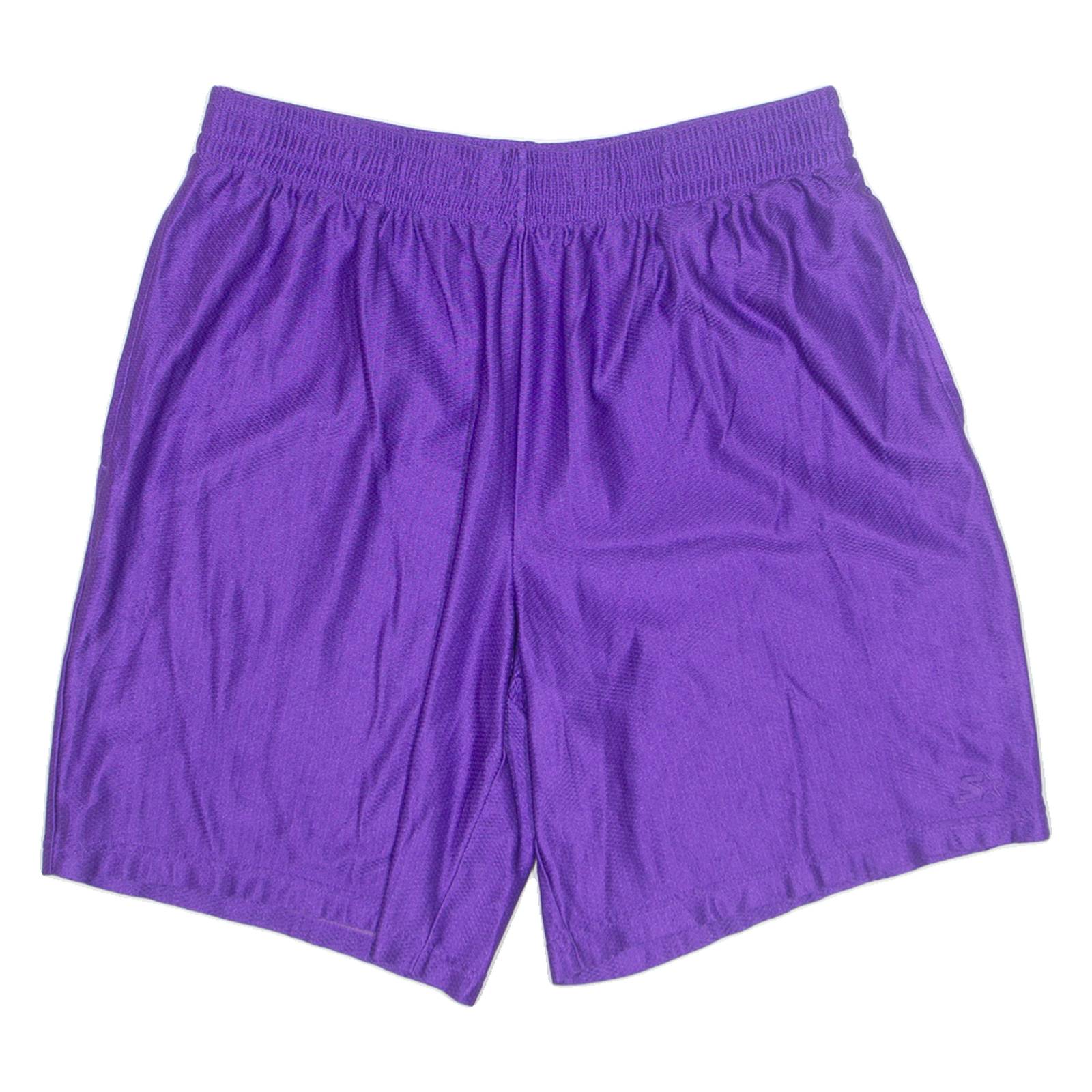STARTER Mens Sports Shorts Purple Relaxed M W30
