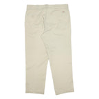 DICKIES Mens Cotton Blend Beige Regular Regular Fit Trousers W38 L29 Casual