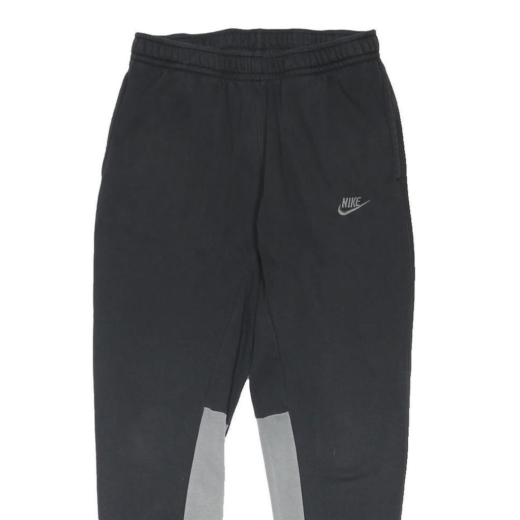 NIKE Mens Joggers Black & Grey Cotton Blend Slim Tapered M W29 L29 Sportswear