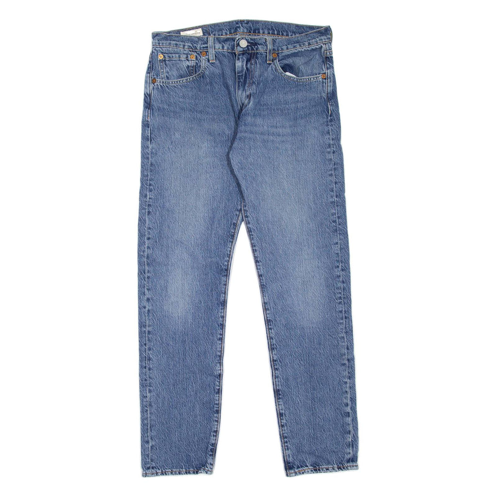 LEVI'S 512 BIG E Jeans Mens Blue Slim Tapered Stone Wash W30 L30