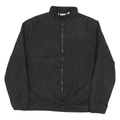 FILA Womens Black Athletic Zip Jacket 2XL Polyester Plain Comfortable