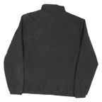 FILA Womens Black Athletic Zip Jacket 2XL Polyester Plain Comfortable