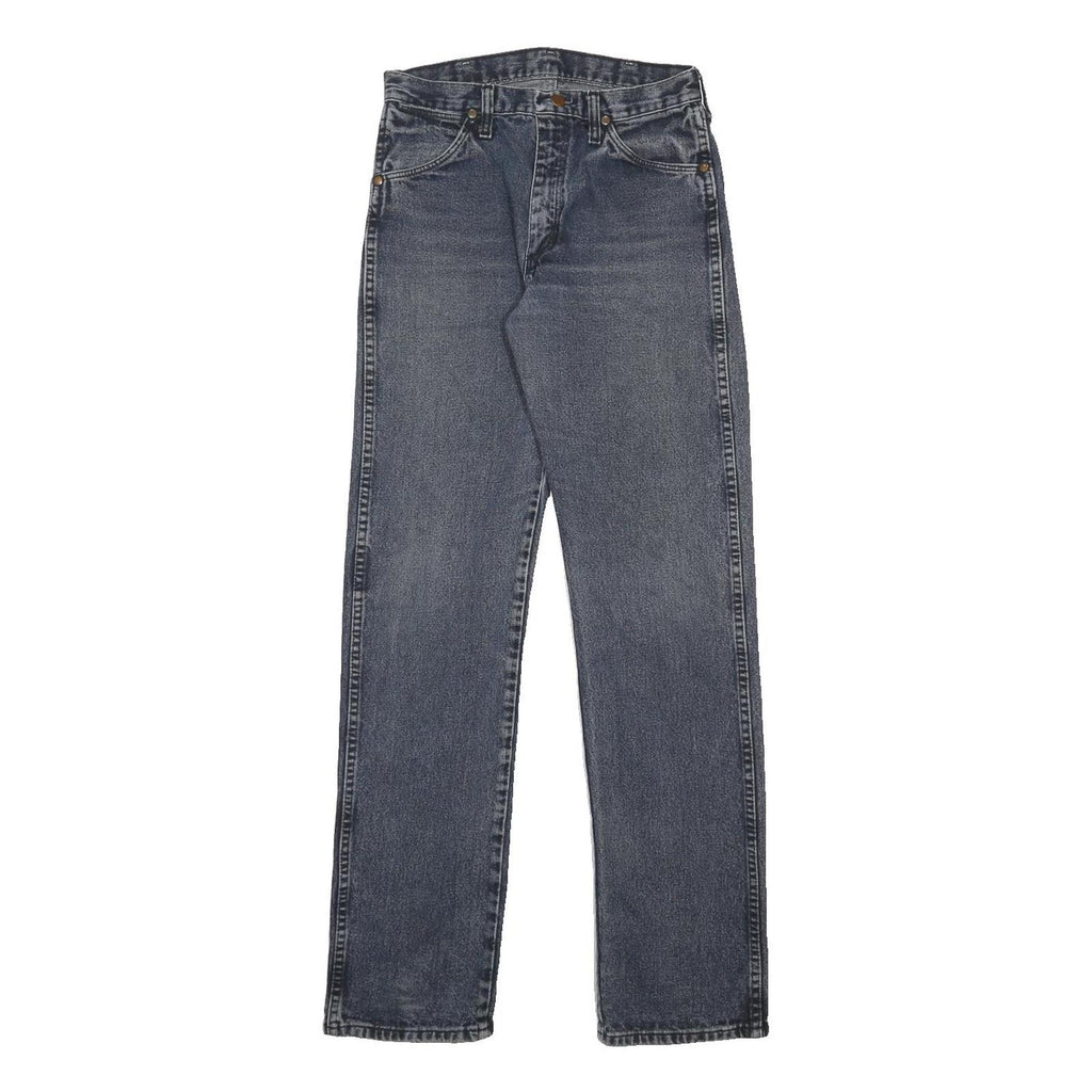 WRANGLER Mens Regular Fit Cotton Denim Blue Jeans W28 L33 Classic Zip Pockets