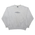 UMBRO Mens Grey Crew Neck XL Cotton Blend Casual Sweatshirt Pullover