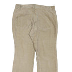LEVI'S Mens Regular Beige Cotton Blend Straight Trousers W36 L27 Classic Zip Fly