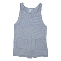 REAL COMFORT Womens Playsuit Green Gingham Straight L