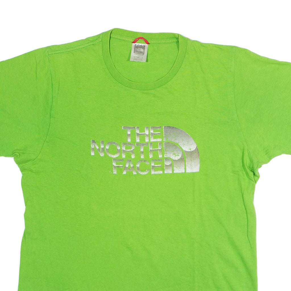 THE NORTH FACE Mens T-Shirt Green Crew Neck S