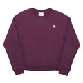 CHAMPION REVERSE WEAVE Womens Maroon Sweatshirt Crew Neck S Cotton Blend