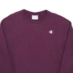 CHAMPION REVERSE WEAVE Womens Maroon Sweatshirt Crew Neck S Cotton Blend