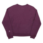 CHAMPION REVERSE WEAVE Womens Maroon Sweatshirt Crew Neck S Cotton Blend