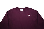 CHAMPION REVERSE WEAVE Womens Maroon Sweatshirt Crew Neck S Cotton Blend
