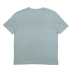TOMMY HILFIGER Mens Grey T-Shirt XL Short Sleeve V-Neck Classic Cotton Blend
