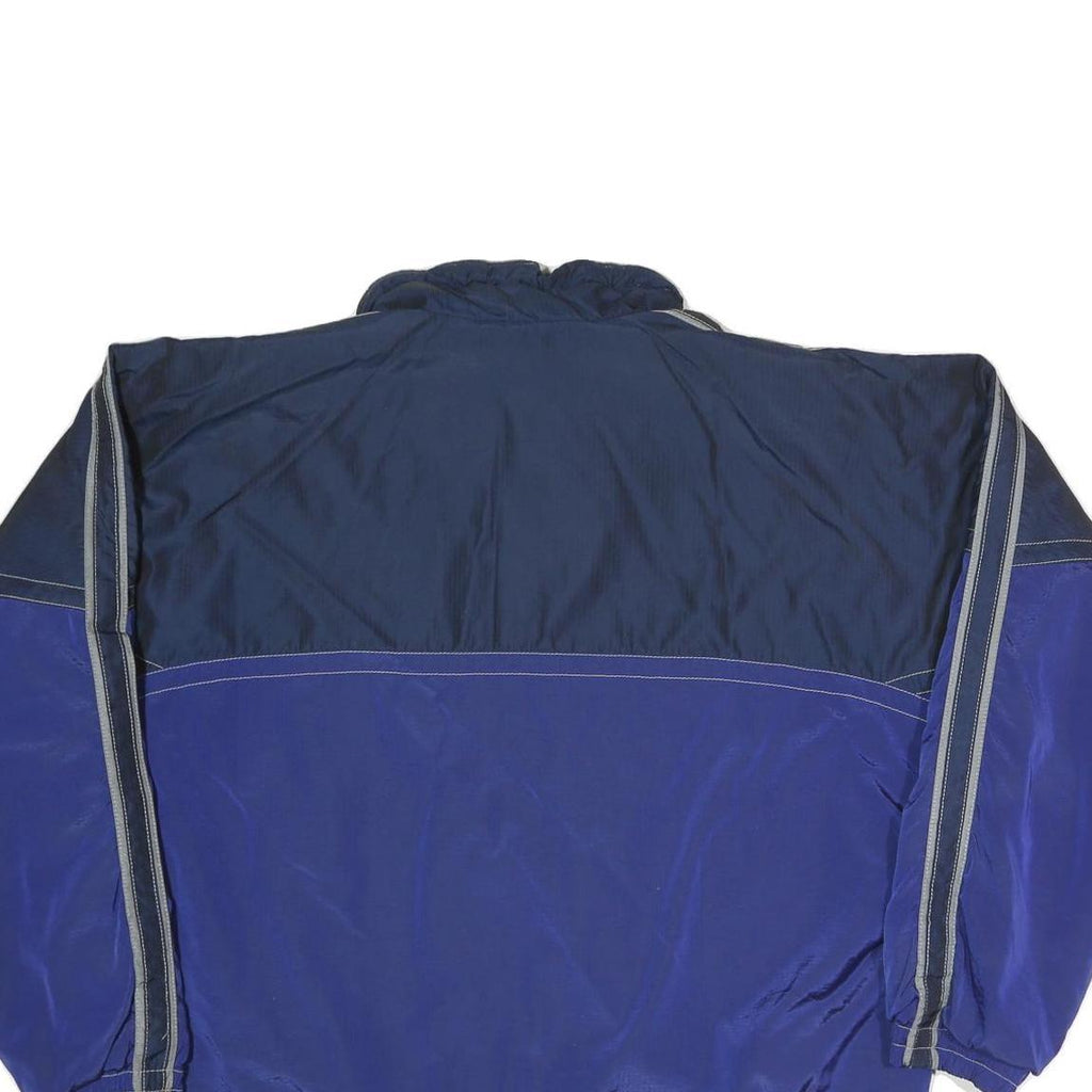 MOMENTS OF ENERGY LUHTA Mens Navy Blue & Grey Zip Up Polyester Blend Jacket XL