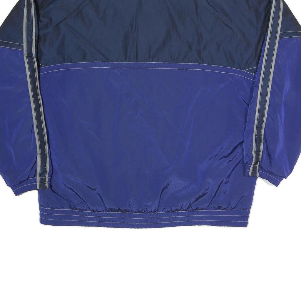 MOMENTS OF ENERGY LUHTA Mens Navy Blue & Grey Zip Up Polyester Blend Jacket XL