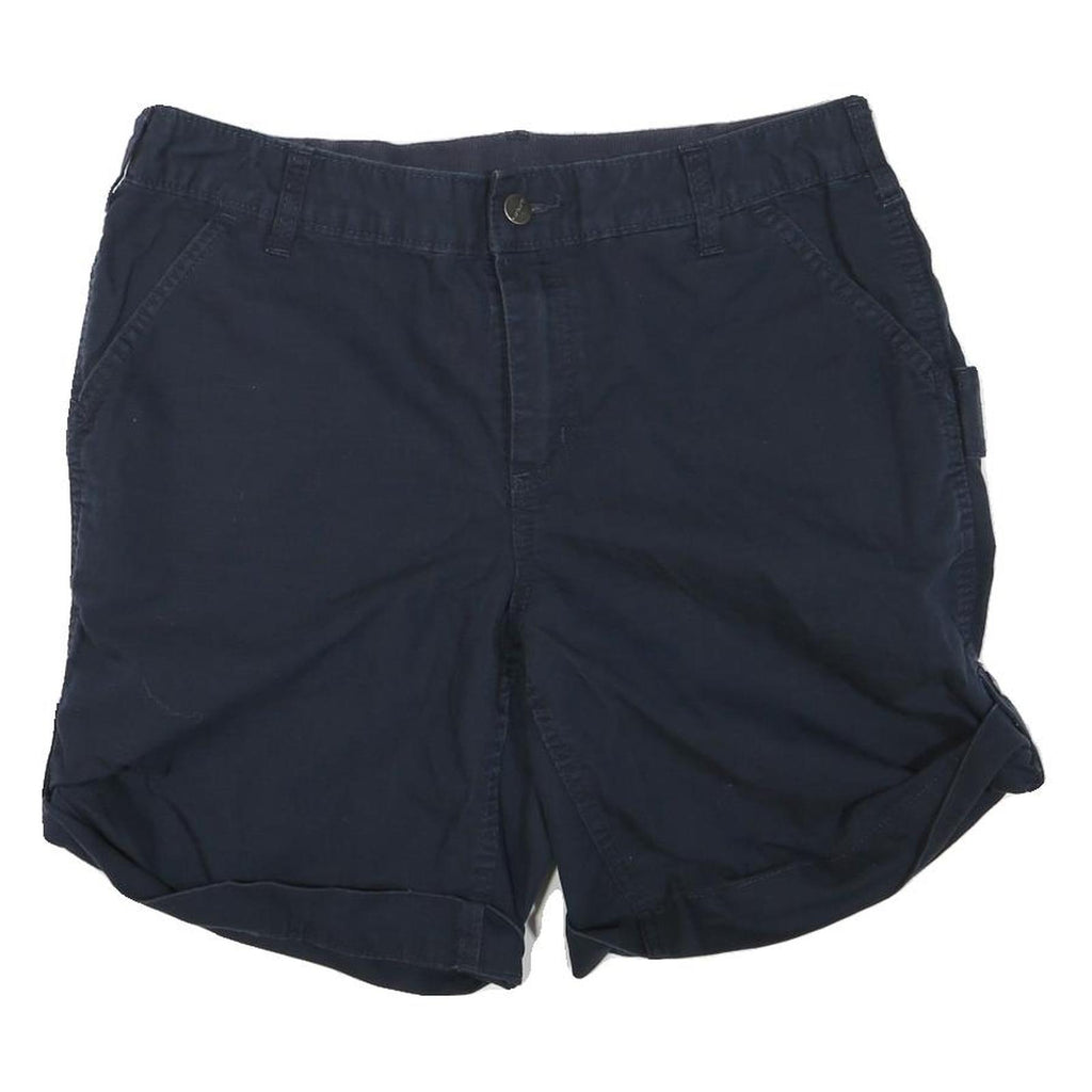 CARHARTT Womens Shorts Blue Casual M W32 Cotton Blend Comfortable Utility