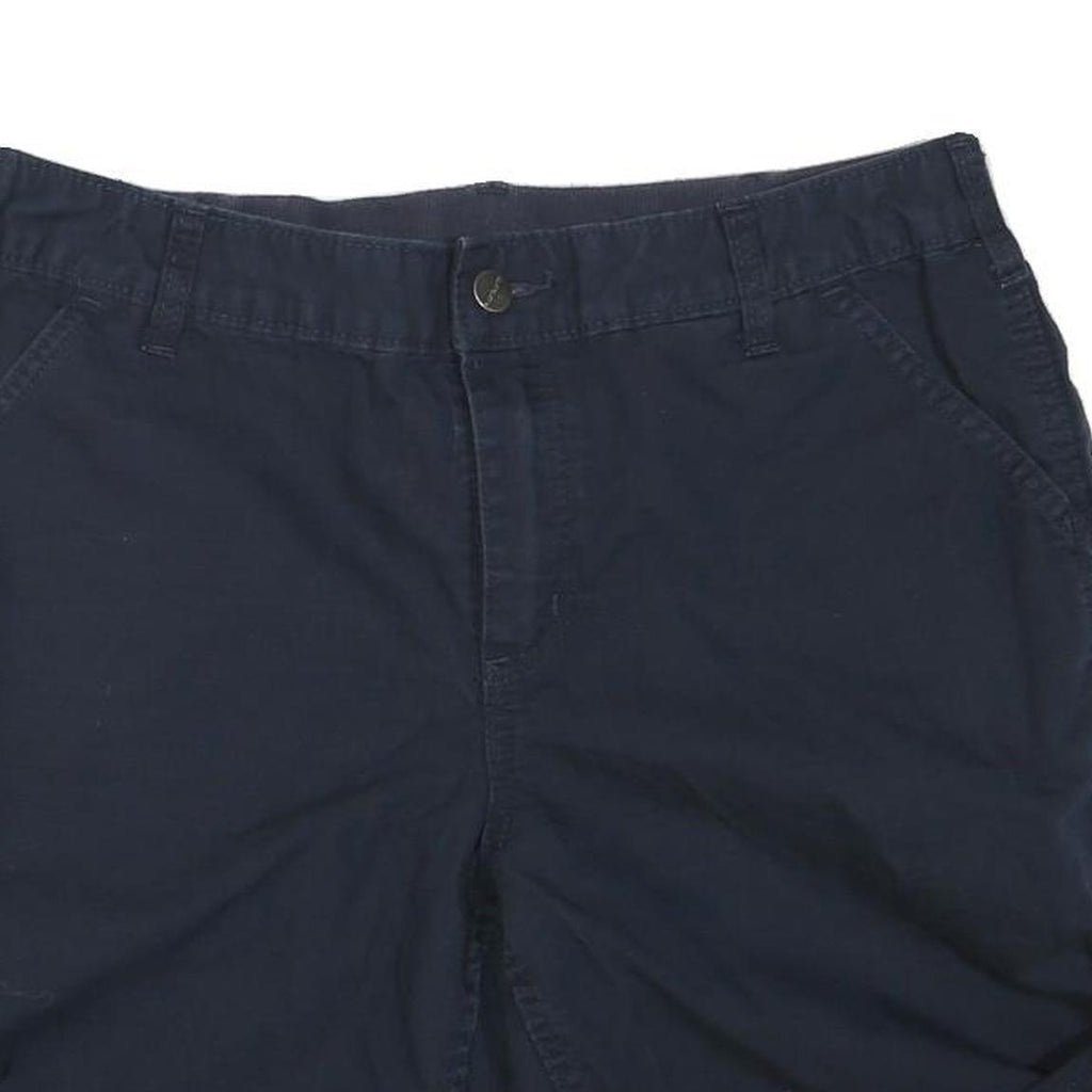 CARHARTT Womens Shorts Blue Casual M W32 Cotton Blend Comfortable Utility