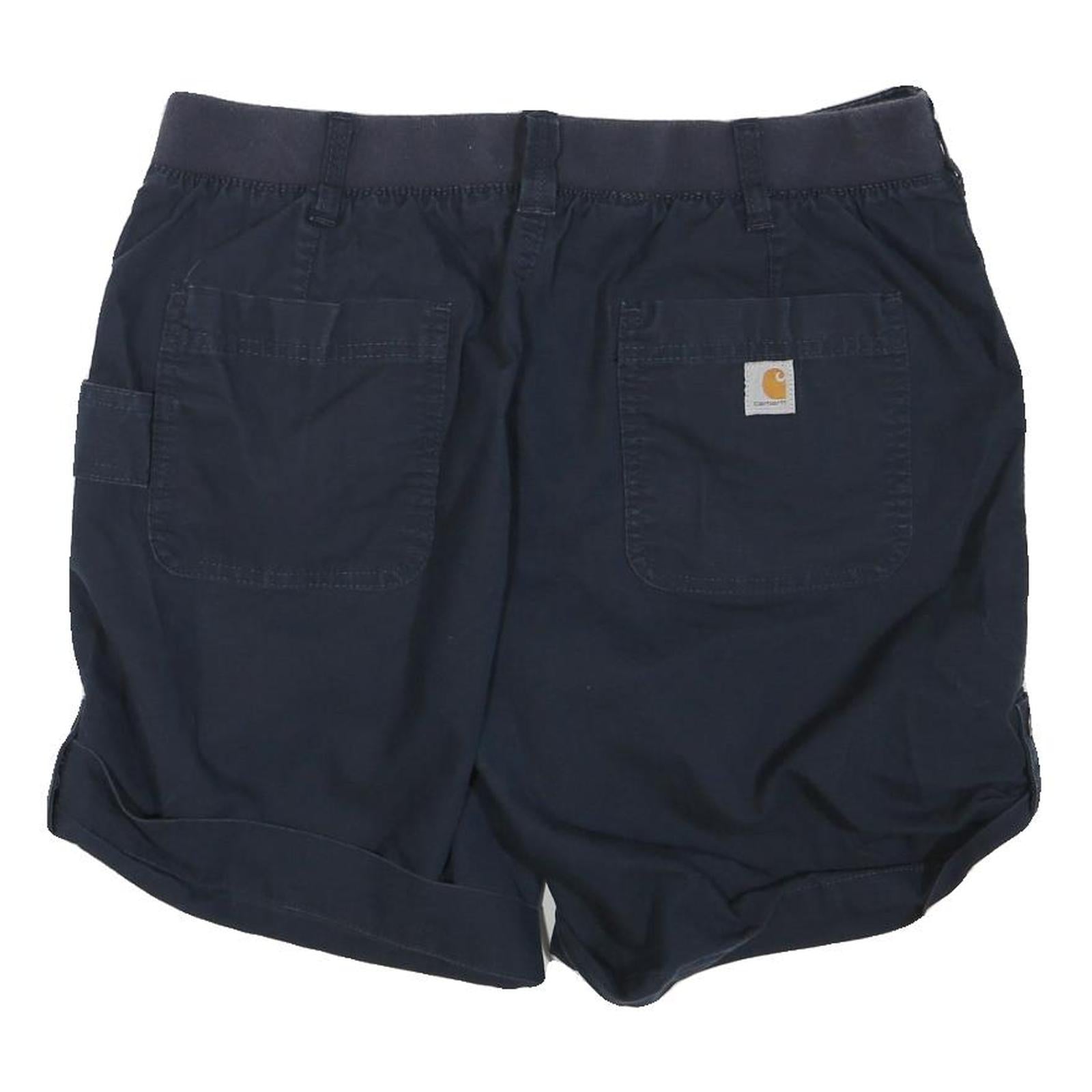 CARHARTT Womens Shorts Blue Casual M W32 Cotton Blend Comfortable Utility