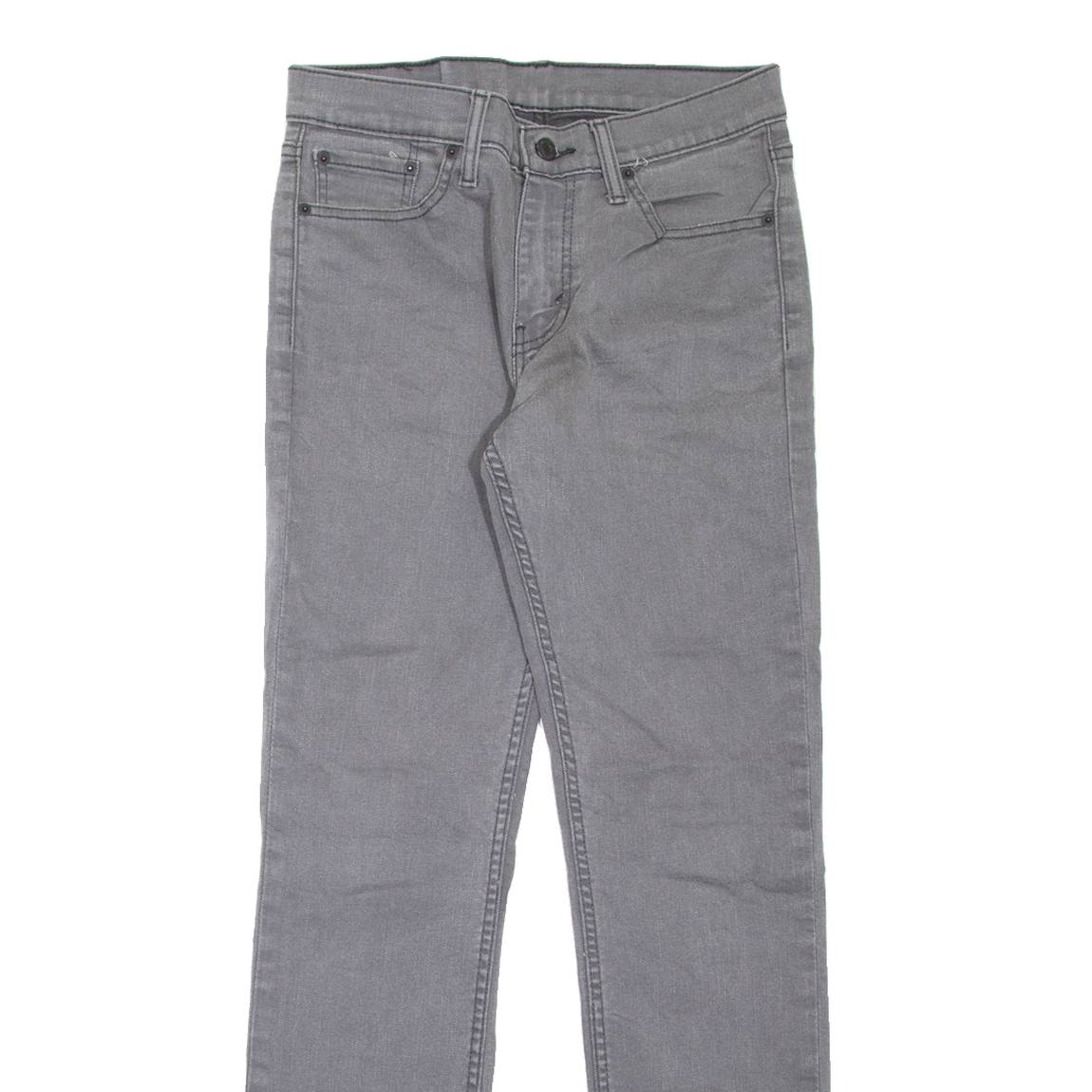 LEVI'S 511 Jeans Mens Grey Slim Straight W30 L32
