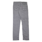 LEVI'S 511 Jeans Mens Grey Slim Straight W30 L32