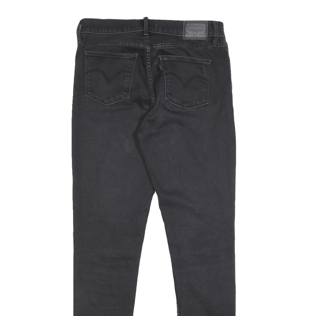 LEVI'S 311 Womens Jeans Black Slim Skinny Denim Medium W27 L32 Stylish