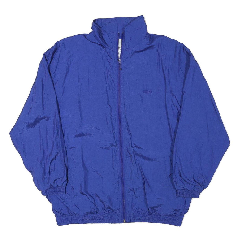 WEAR IT Mens Blue Jacket M Polyester Blend Plain Zip Closure Casual Outerwear