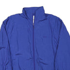 WEAR IT Mens Blue Jacket M Polyester Blend Plain Zip Closure Casual Outerwear
