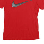 NIKE Mens Red Classic T-Shirt M Short Sleeve Crew Neck Cotton Casual