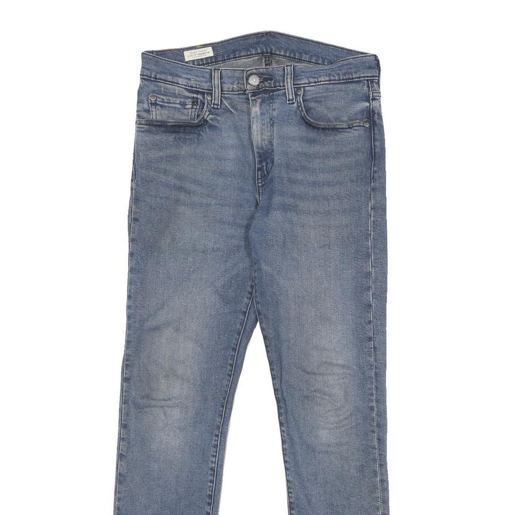 LEVI'S 512 Mens Jeans Blue Slim Skinny Denim Light W29 L32 Zip Cotton Blend
