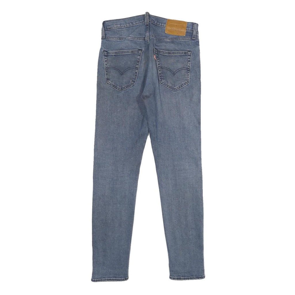 LEVI'S 512 Mens Jeans Blue Slim Skinny Denim Light W29 L32 Zip Cotton Blend
