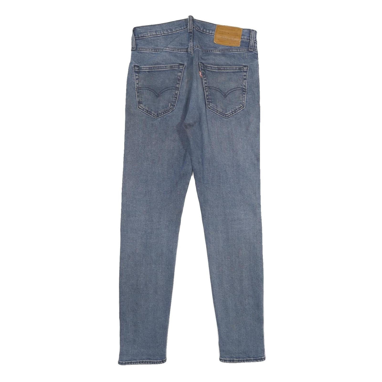 LEVI'S 512 Mens Jeans Blue Slim Skinny Denim Light W29 L32 Zip Cotton Blend