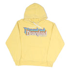 DISNEY Womens Yellow Disneyland Resort Pullover Hoodie S Cotton Blend Casual