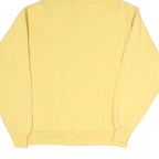 DISNEY Womens Yellow Disneyland Resort Pullover Hoodie S Cotton Blend Casual