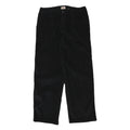 KIKO-MO Womens Black Cotton Blend Relaxed Straight Trousers W32 L30 Casual Wear