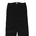 KIKO-MO Womens Black Cotton Blend Relaxed Straight Trousers W32 L30 Casual Wear