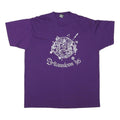 THE BEST Mens Purple Graphic T-Shirt XL Short Sleeve Crew Neck Britannicon 95