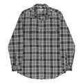 CARHARTT Mens Black & White Check Shirt M Workwear Cotton Long Sleeve Casual