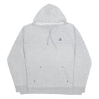 CHAMPION Womens Grey Hoodie XL Cotton Blend Pullover Casual Comfort Wear