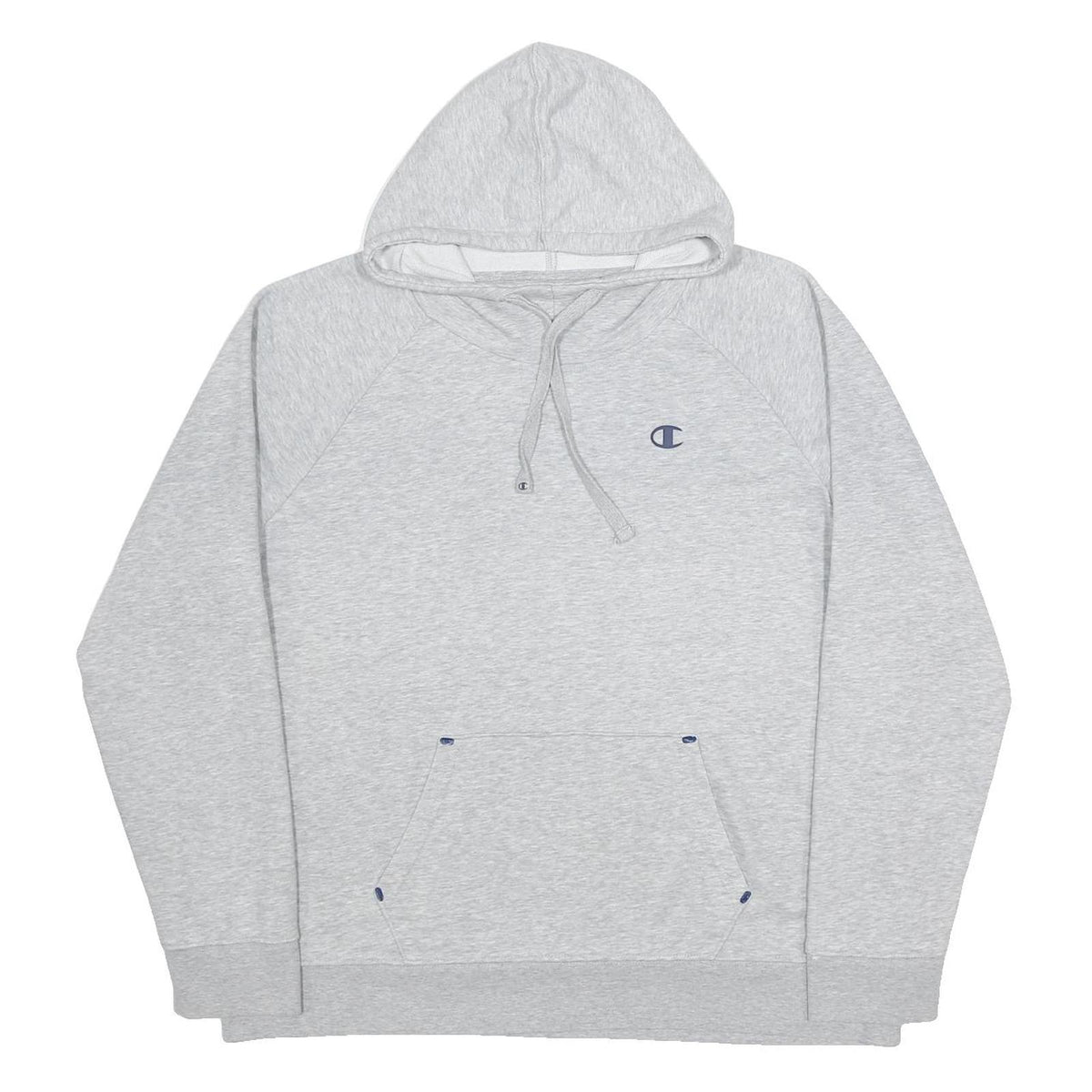 CHAMPION Womens Grey Hoodie XL Cotton Blend Pullover Casual Comfort Wear
