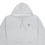 CHAMPION Womens Grey Hoodie XL Cotton Blend Pullover Casual Comfort Wear