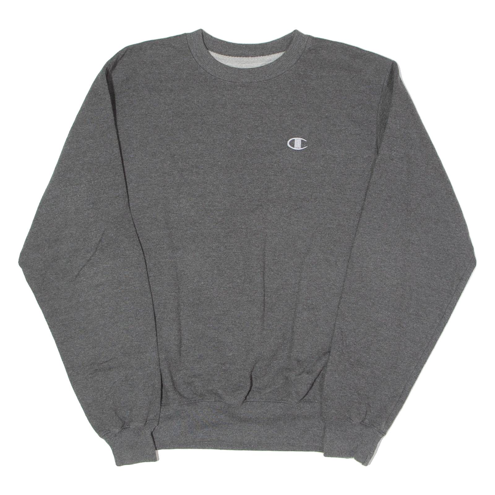 CHAMPION Mens Sweatshirt Grey Crew Neck S