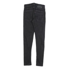 LEVI'S Womens Jeans Black Slim Skinny Denim Medium W28 L27 Classic Fit Zip