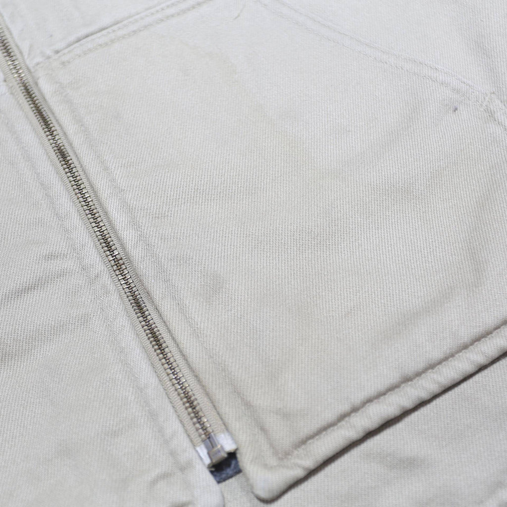 CARHARTT Mens Beige Cotton Workwear Jacket 2XL Zip Front Durable Vest