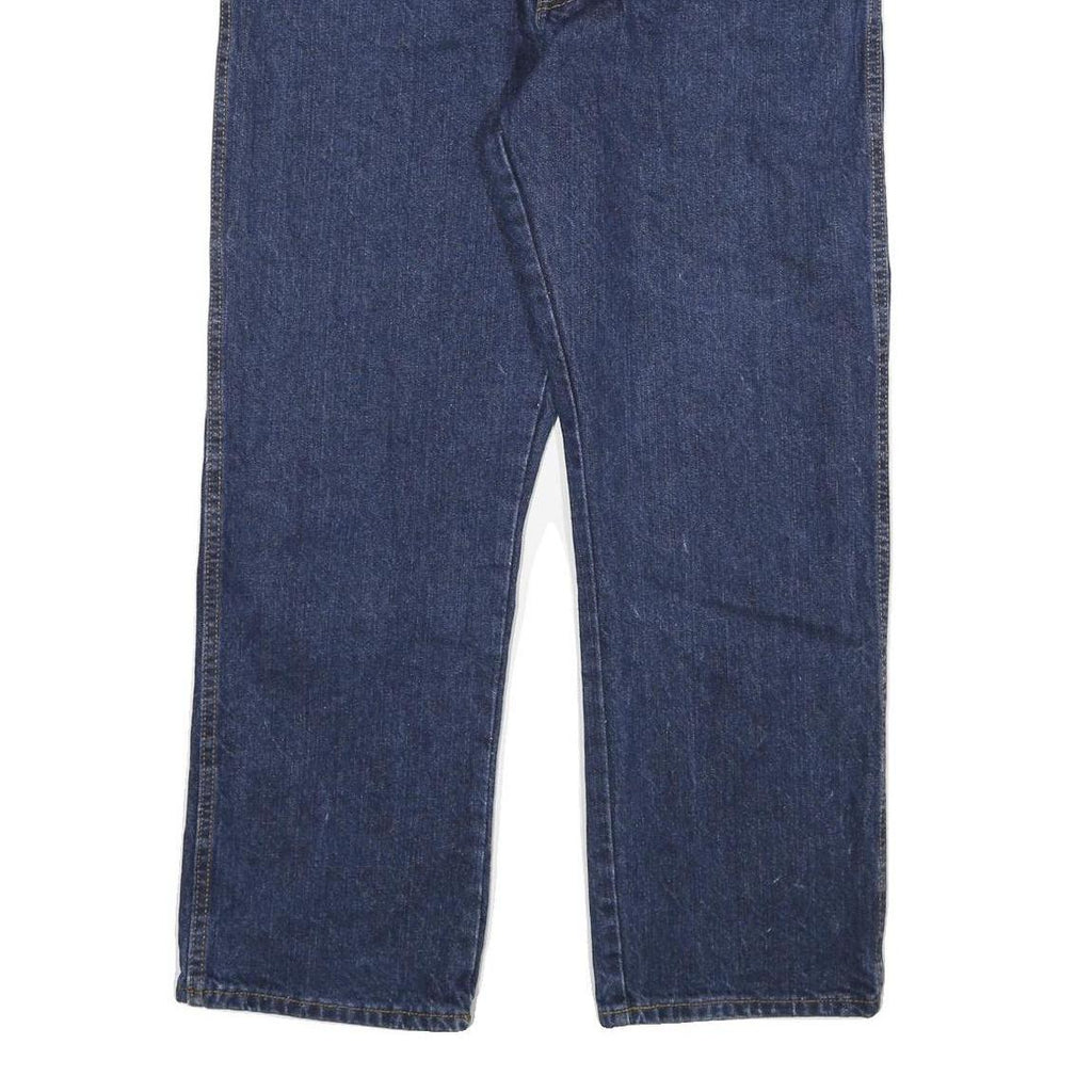 DICKIES Mens Regular Fit Blue Denim Jeans W36 L29 Classic Zip Closure