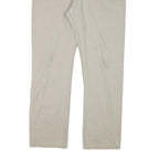 NAUTICA Mens Regular Fit Beige Cotton Blend Trousers W36 L32 Zip Casual