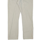 NAUTICA Mens Regular Fit Beige Cotton Blend Trousers W36 L32 Zip Casual