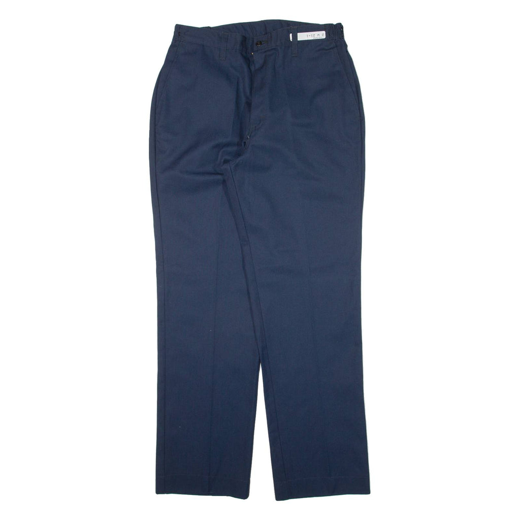 DICKIES Workwear Mens Trousers Blue Regular Straight W30 L31